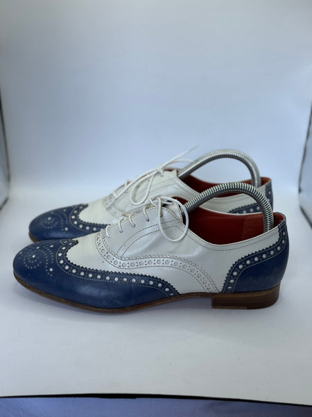 Stringate Santoni bicolori