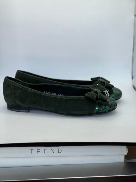 Ballerine blu con paillettes