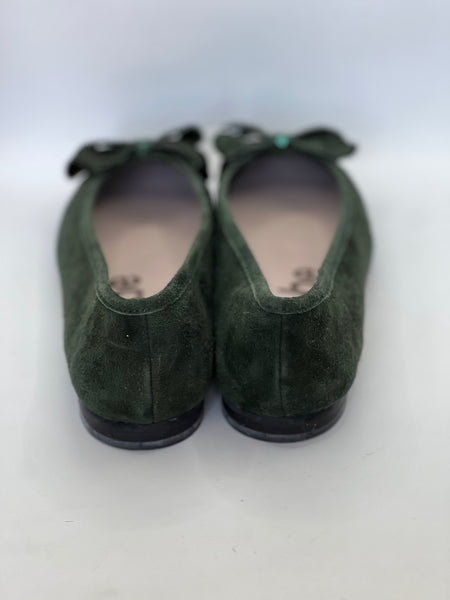 Ballerine verdi con paillettes