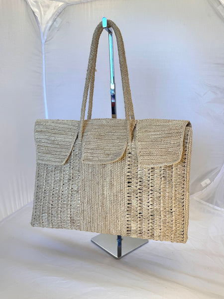 Borsa grande in rafia