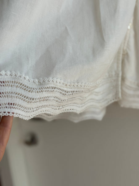 Abito bianco boho