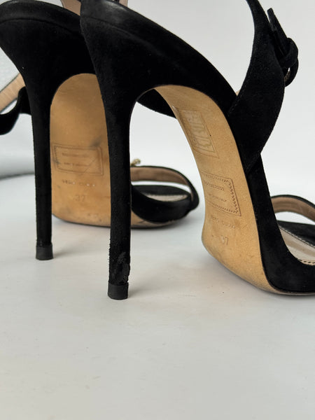 Sandali gioiello suede