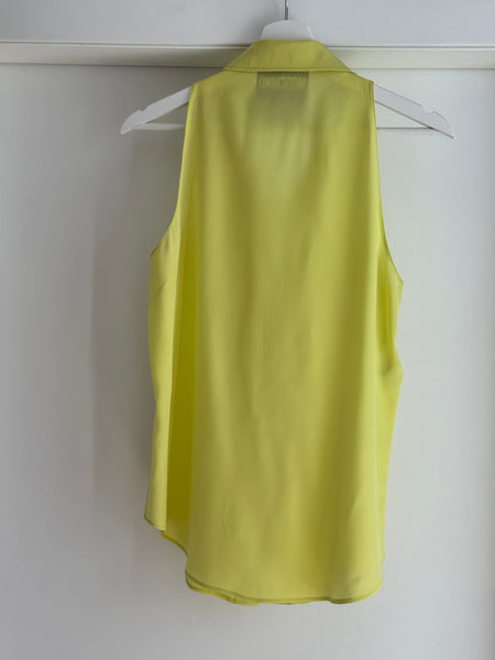 Top blusa smanicata