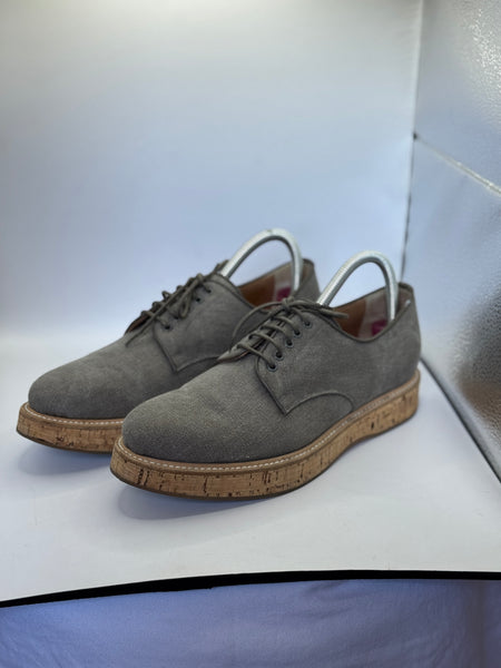 Scarpe Stringate Derby Church's "Impreza" in Tessuto Tecnico Grigio