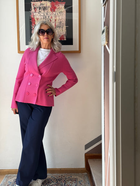Blazer in maglia Emporio Armani