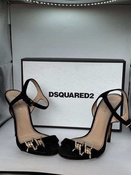 Sandali gioiello suede