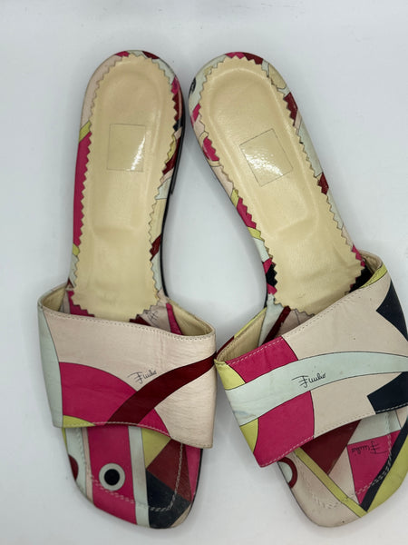Mules in tessuto Pucci