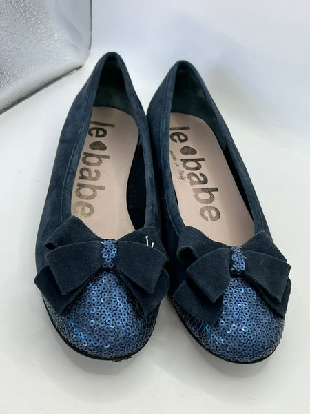 Ballerine blu con paillettes
