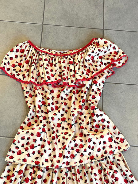 Completo vintage in seta
