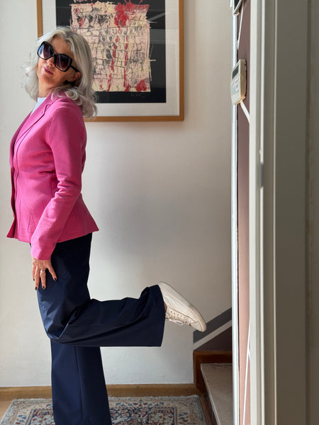 Blazer in maglia Emporio Armani