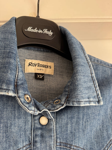 Camicia in denim elasticizza