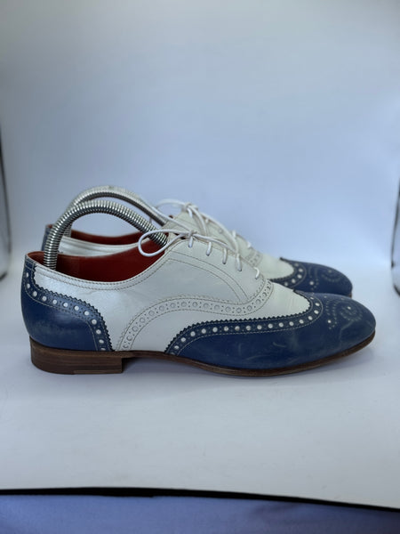 Stringate Santoni bicolori