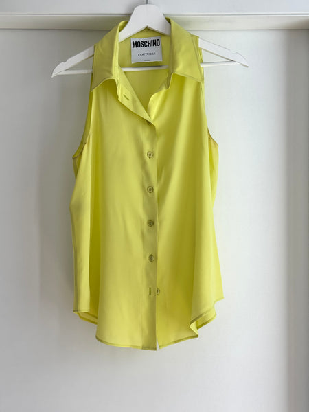 Top blusa smanicata