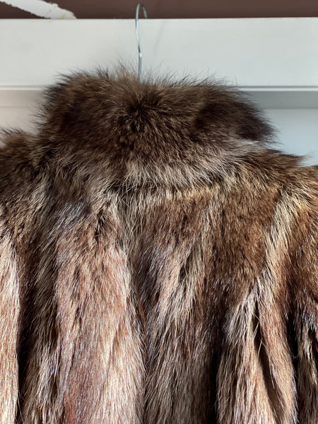 Pelliccia vintage marmotta