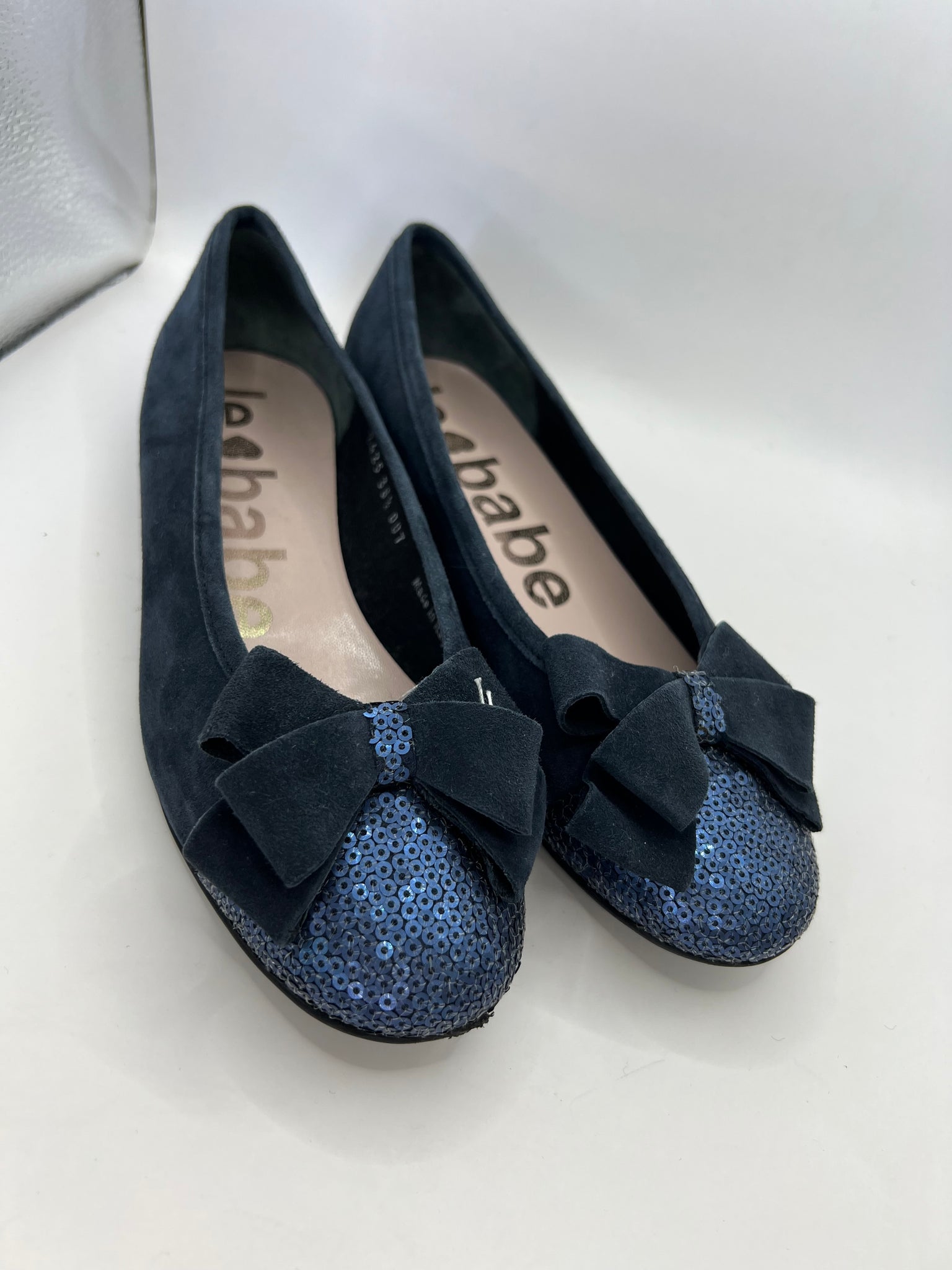 Ballerine blu con paillettes