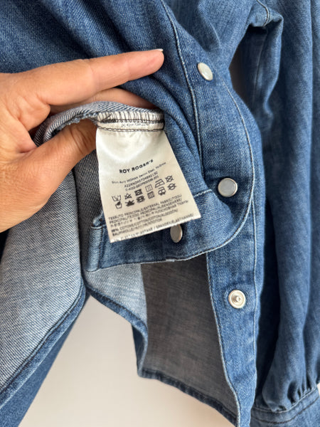 Camicia in denim elasticizza