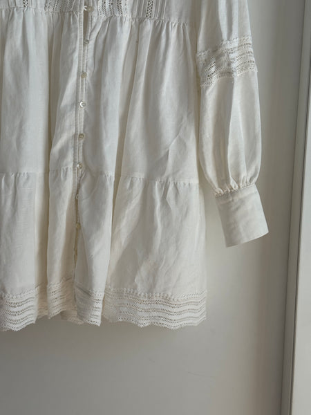 Abito bianco boho