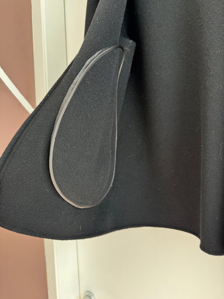 Giacca cappotto corto in lana e chachemire