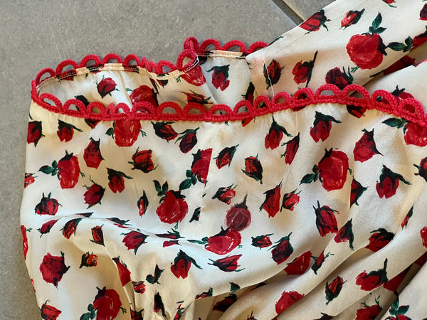 Completo vintage in seta