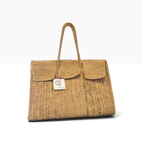 Borsa grande in rafia