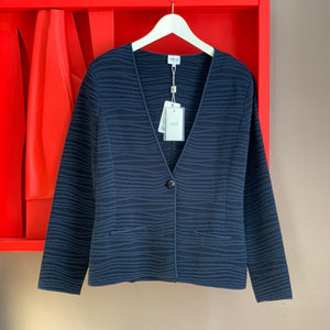 Blazer in Viscosa Blu Armani