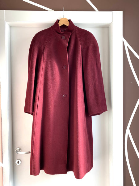 Cappotto Vintage '80 Bordeaux