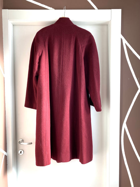 Cappotto Vintage '80 Bordeaux
