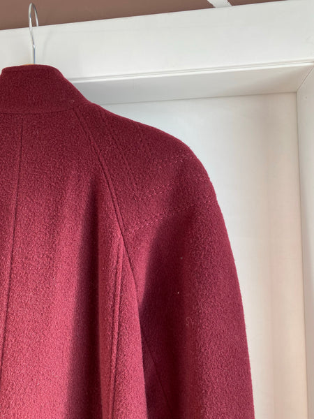 Cappotto Vintage '80 Bordeaux
