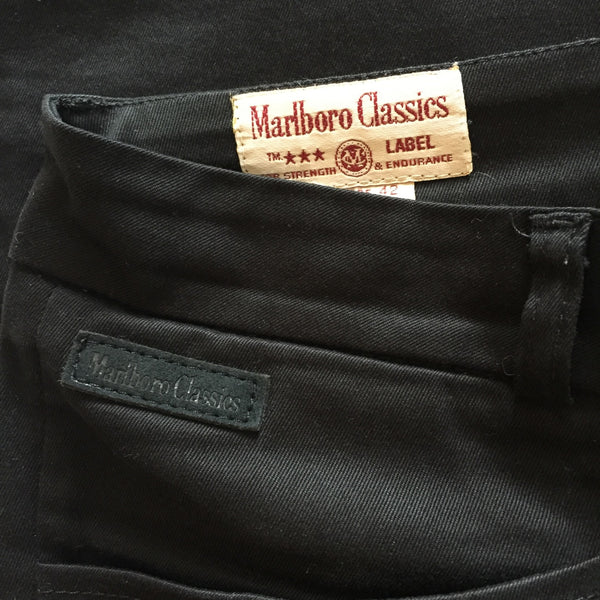 Pantaloni Neri Marlboro Classic