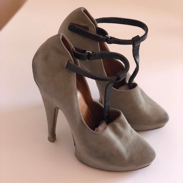 Scarpe pump in suede