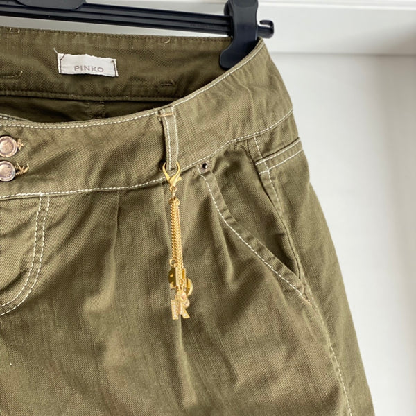 Shorts Verde Militare Pinko