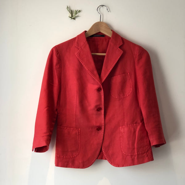 Blazer Lino Rosso